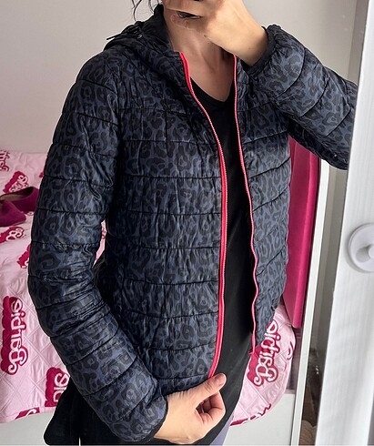 l Beden Leopar desenli mont