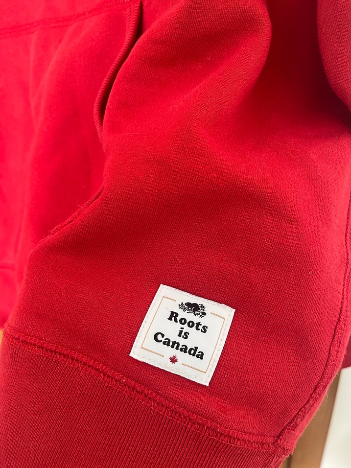 Kırmızı Kapüşonlu Sweatshirt - Görsel 3