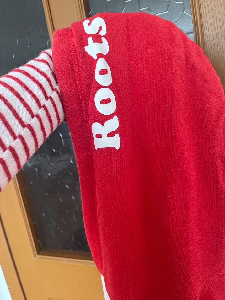 Kırmızı Kapüşonlu Sweatshirt - Görsel 5