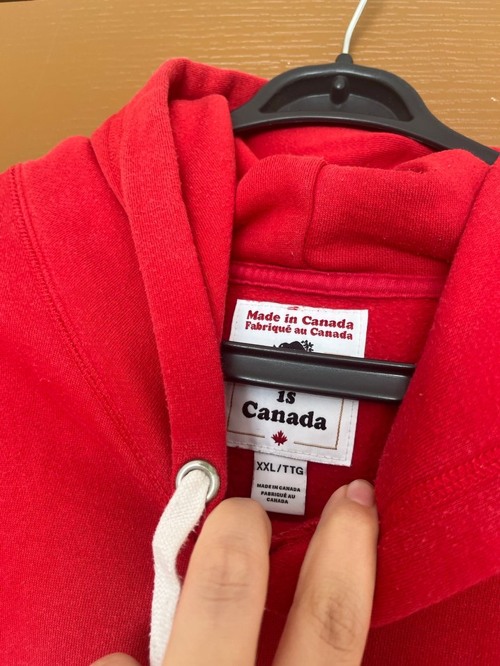 Kırmızı Kapüşonlu Sweatshirt - Görsel 2