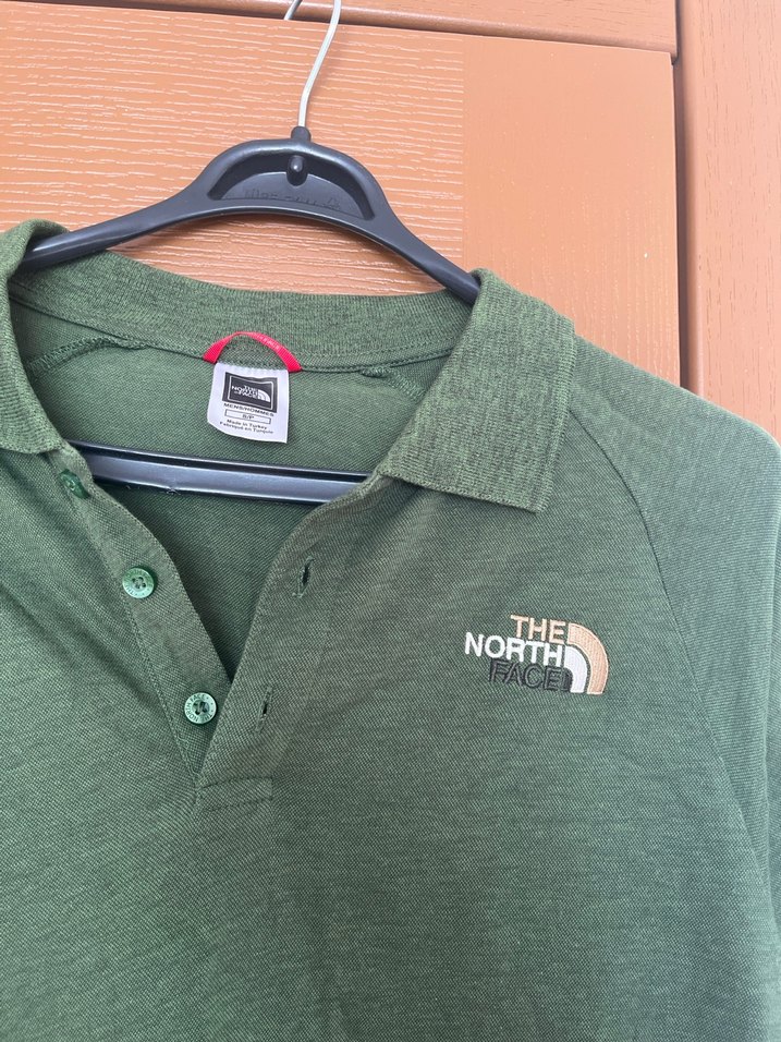 The North Face Kısa Kollu Yeşil Polo Tişört - Görsel 2