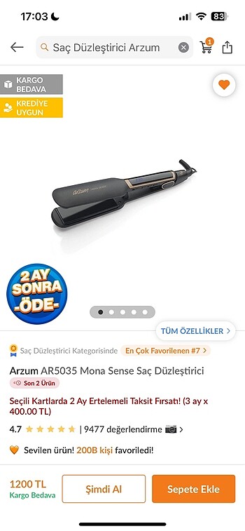 Saç düzleştirici