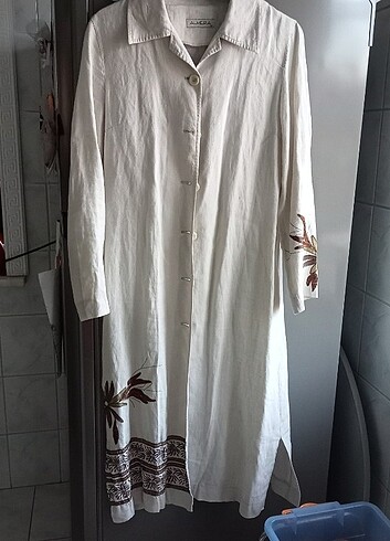 Keten uzun ceket