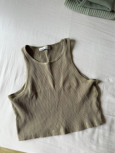 Pull and Bear Crop bej