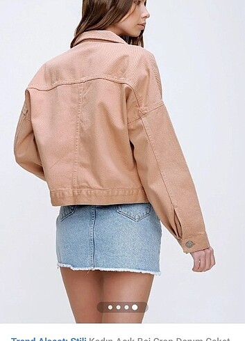 s Beden Crop ceket 