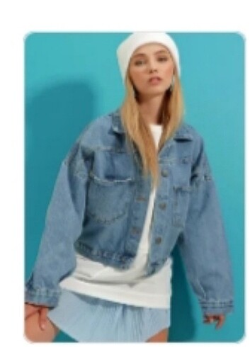 Crop ceket 