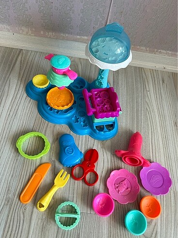  Beden Renk Playdoh hamur kalıp seti