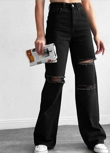 36 Beden Tarz palazzo model jeans 
