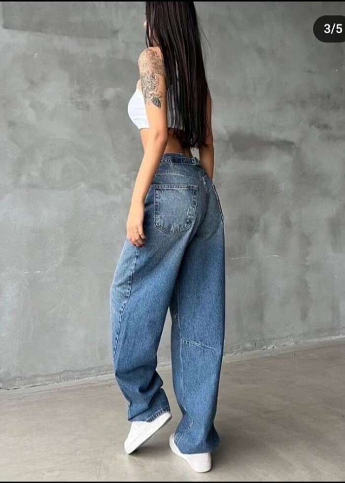 Tarz baggy model jeans  - Görsel 2