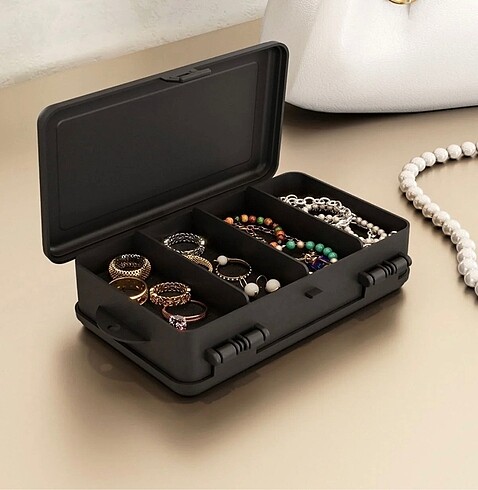 Mini çok amaçlı çift bölmeli organizer