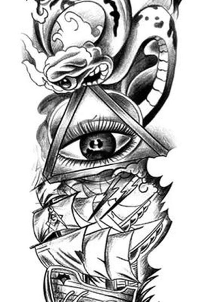 Geçici kol kaplama dövme - Görsel 5