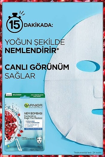Garnier Garnier Canlandırıcı Kâğıt Maske