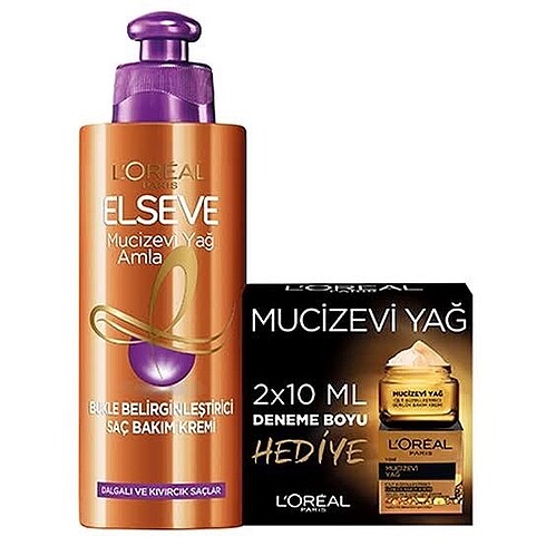L?Oreal Bukle Belirginleştirici Saç Bakım Kremi