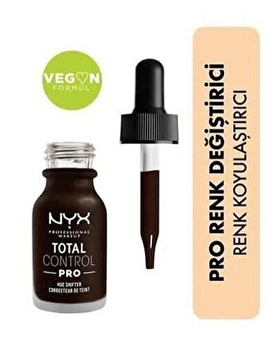 NYX Total Control Pro Renk Değiştirici Dark
