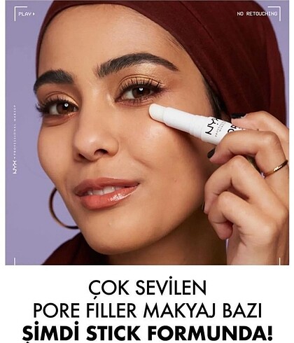 NYX NYX Pore Filler Stick Kırışıklık ve Gözenek Gizleyici Makyaj Baz