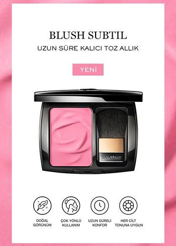 Lancome Pembe Pudra Allik