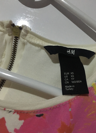 H&M Yazlık renkli elbise
