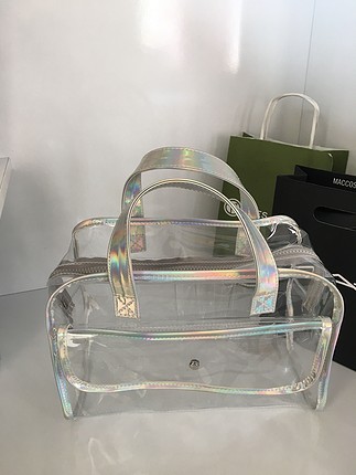 Holographic plaj cantasi