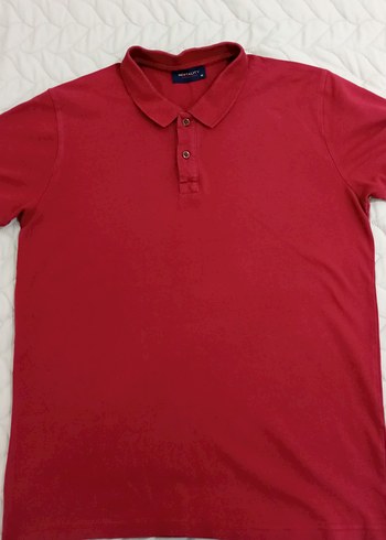 M slim fit bordo Erkek Polo Tişört