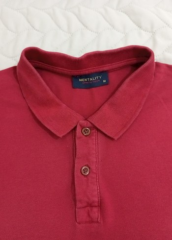m Beden M slim fit bordo Erkek Polo Tişört