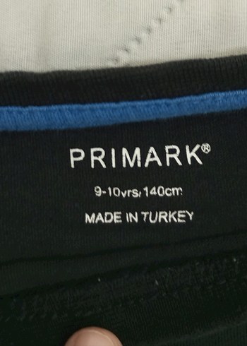 9 Yaş Beden Primark 9-10 yaş Siyah Erkek Çocuk Tişört