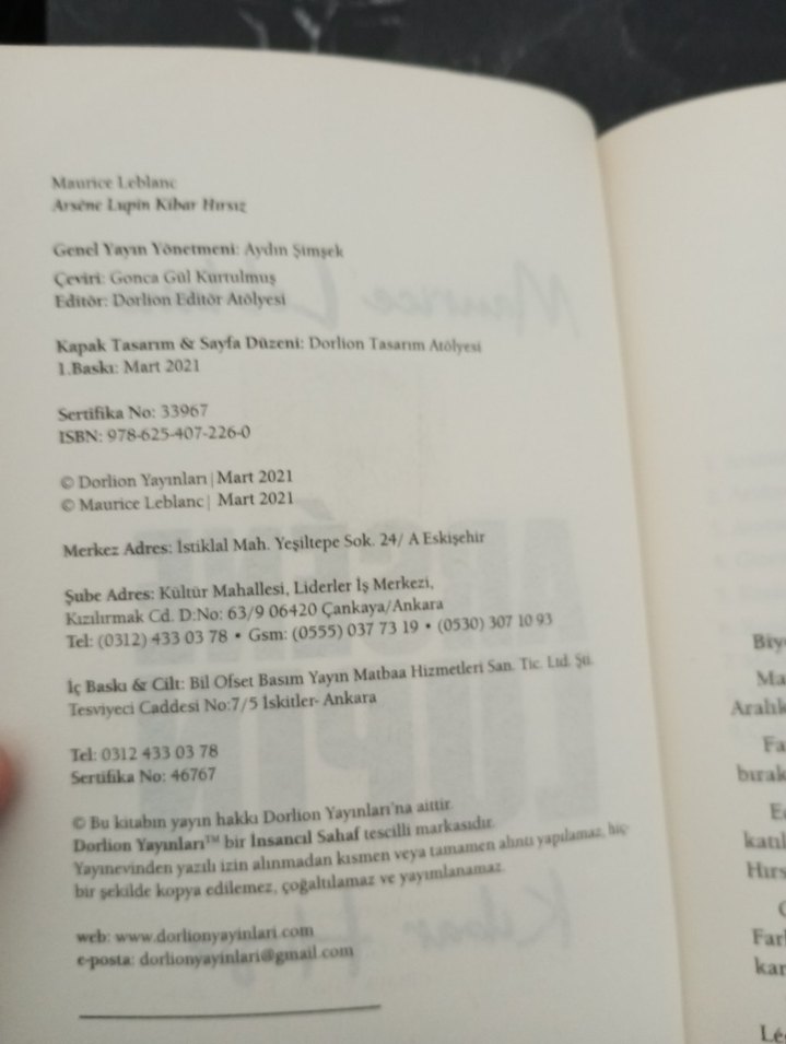 Arsène Lupin Kibar Hırsız - Maurice Leblanc - Görsel 4