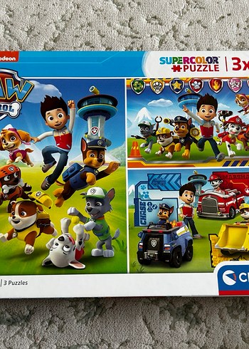 Clementoni Paw Patrol 3*48 Parça Puzzle