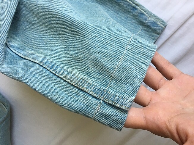 32 Beden mavi Renk wide leg jean