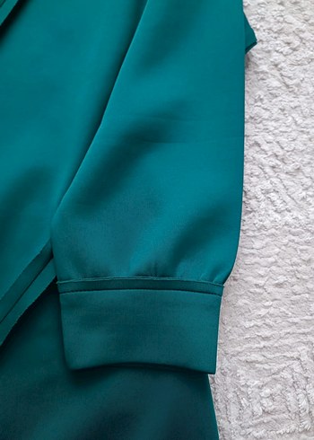 Yeşil Uzun Kollu Kadın Sweatshirt - Görsel 3