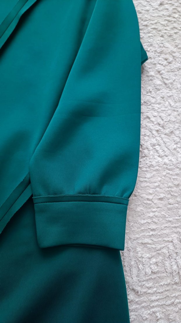 Yeşil Uzun Kollu Kadın Sweatshirt - Görsel 3