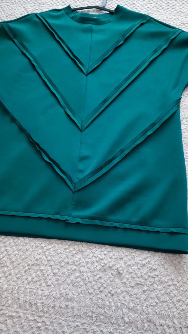 Yeşil Uzun Kollu Kadın Sweatshirt - Görsel 2
