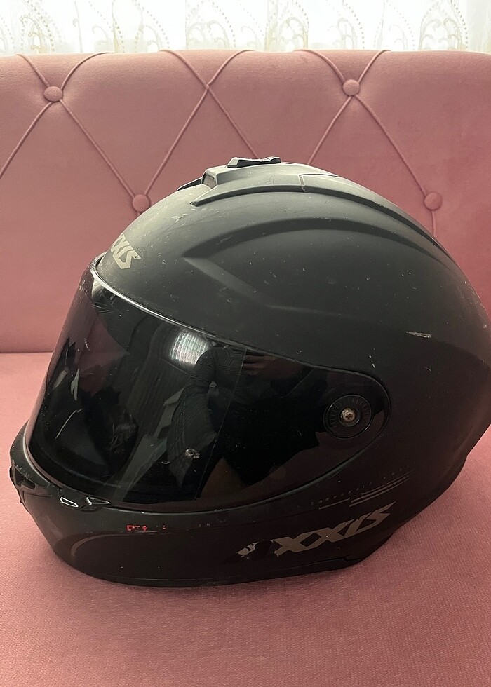 Axxis kask mat siyah renk - Görsel 3