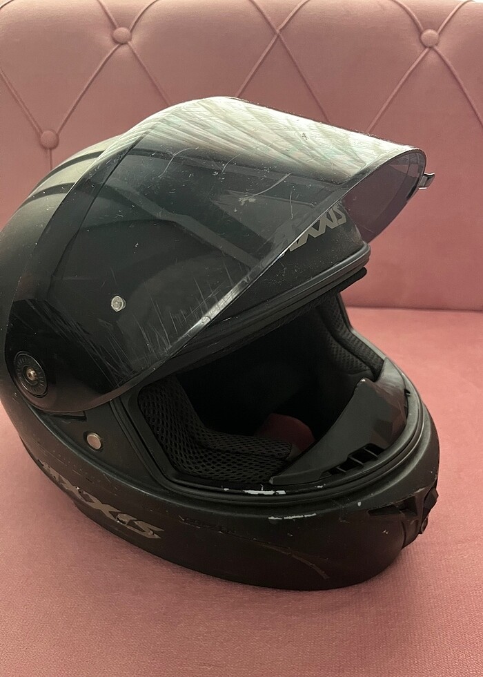 Axxis kask mat siyah renk - Görsel 5