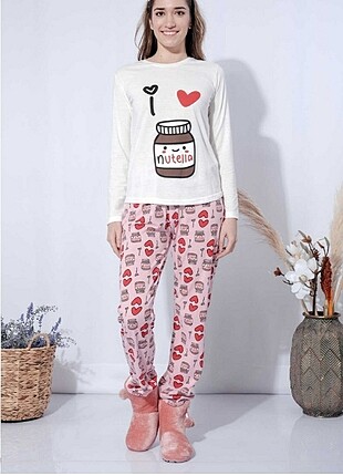 Nutella Yeni sezon 2021 uygun pijama takımı temsili marka