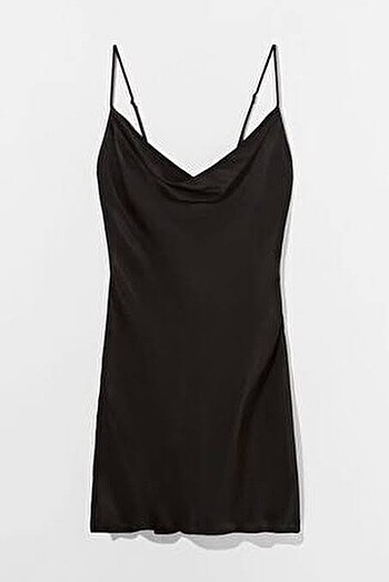 Bershka Bershka Saten Mini Elbise