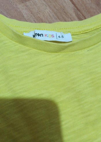 Sarı Uzun Kollu Kız Çocuk Tişörtü - Görsel 3