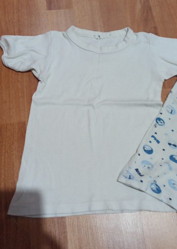 Çocuk Baskılı ve Düz Atlet Seti - Görsel 5