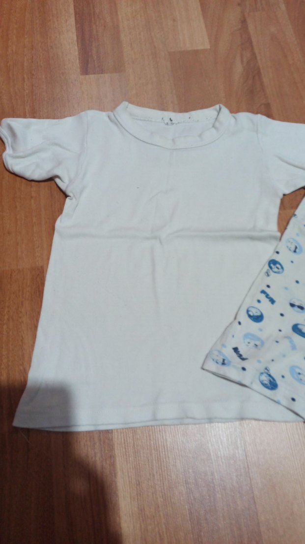 Çocuk Baskılı ve Düz Atlet Seti - Görsel 5