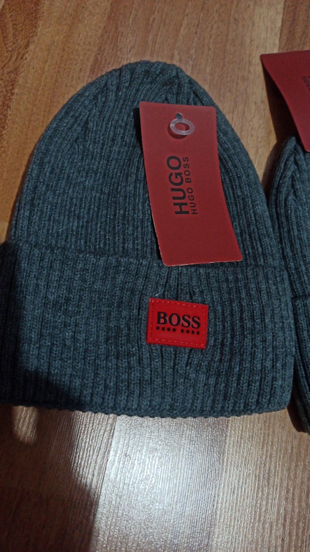 Hugo Boss Gri Örgü Bere - Görsel 2
