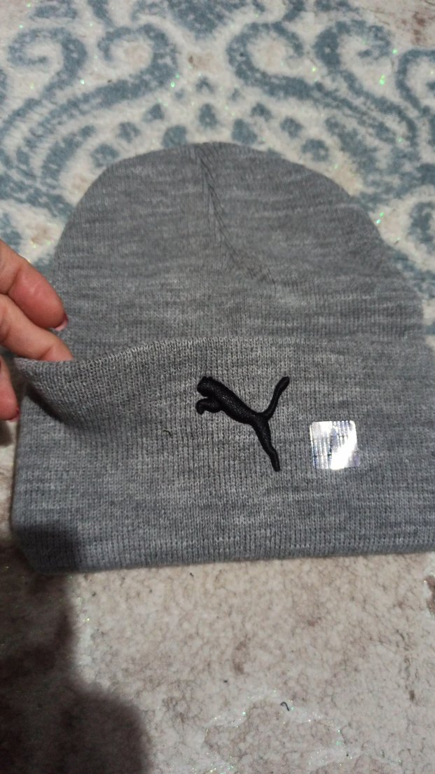 Gri Örgü Bere - Görsel 2