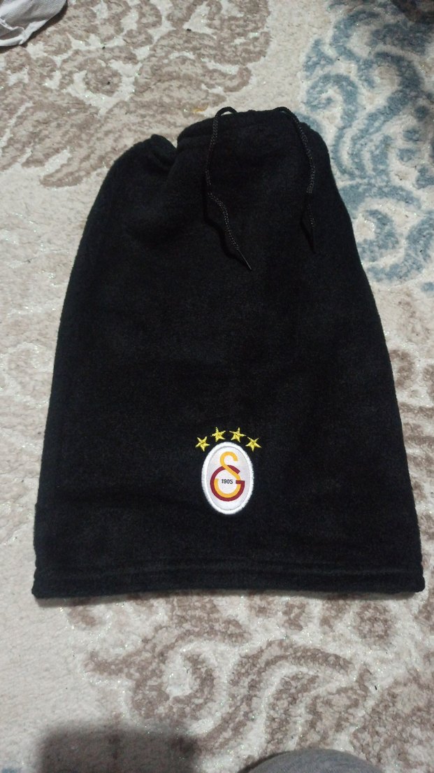 Siyah Nakışlı Street Wear Havlu - Görsel 2