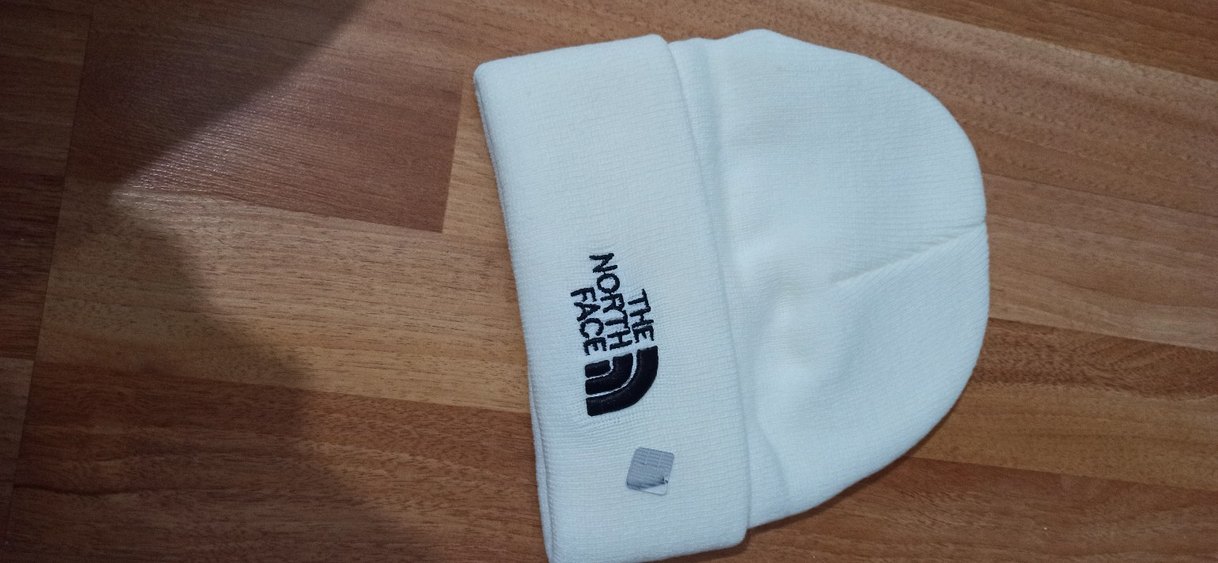 Beyaz Kadın Polar Bere Velcro Detaylı - Görsel 2