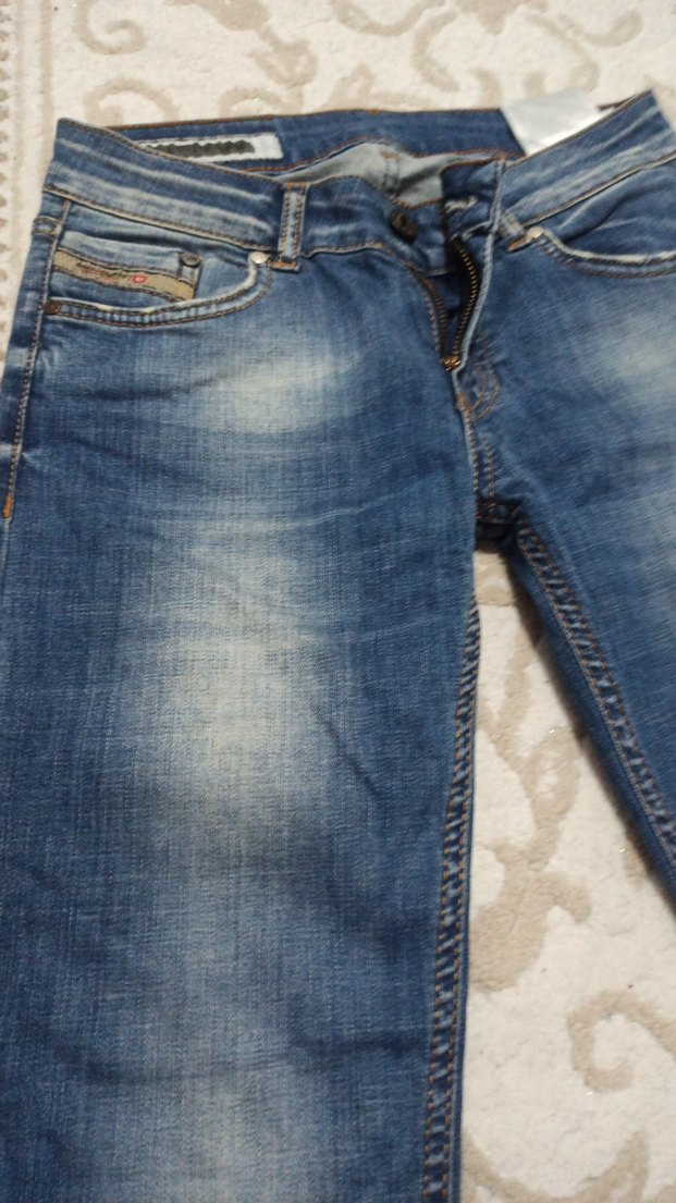 Mavi Yıkamalı Dar Kesim Denim Jean — görsel 2/8
