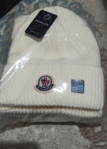 Moncler Ekru Triko Bere