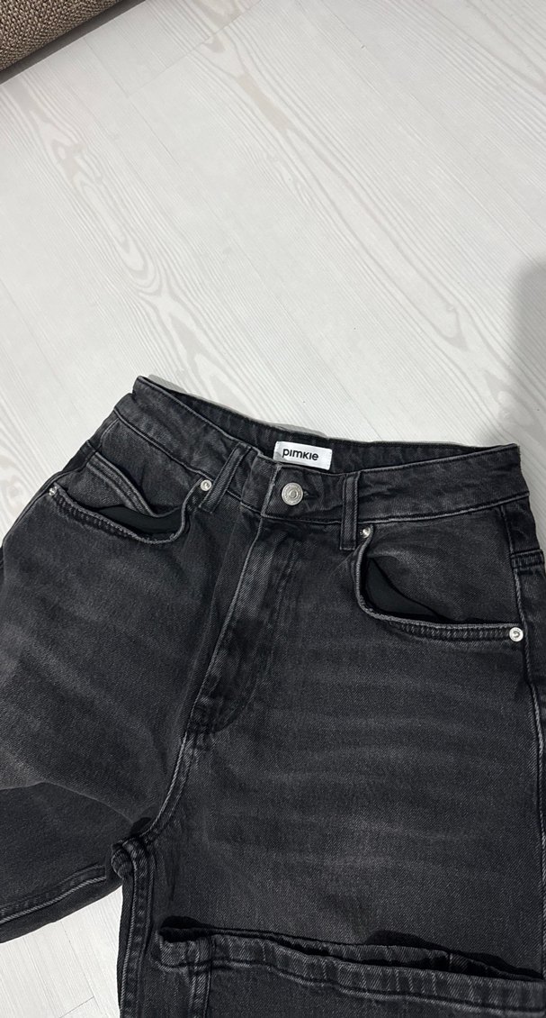 Siyah Kadın Regular Fit Street Jean Pimkie - Görsel 3