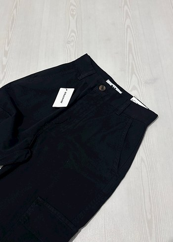 Siyah Kemerli Erkek Kot Pantolon - Görsel 4