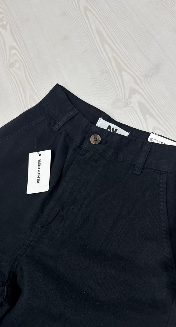 Siyah Kemerli Erkek Kot Pantolon - Görsel 3