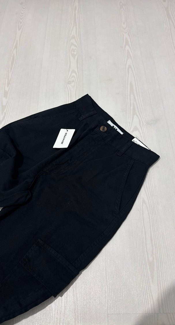 Siyah Kemerli Erkek Kot Pantolon - Görsel 4