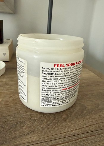 Aztec Secret Indian Healing Clay maske - Görsel 4