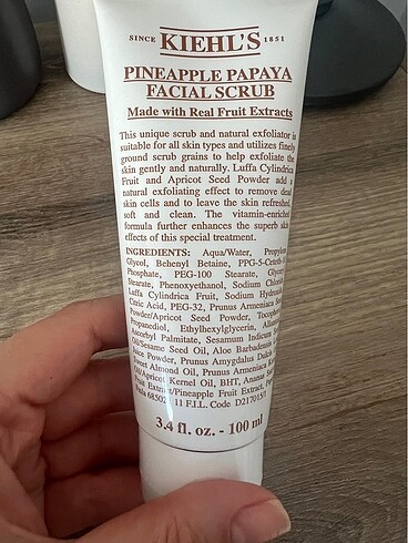 Kiehl's KİEHL?s Pineapple papaya peeling scrub
